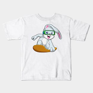 Bunny as Snowboarder with Snowboard Kids T-Shirt